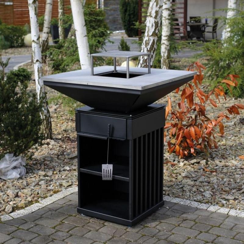Ohnisko s grilom QUADRUM VERTICAL 1