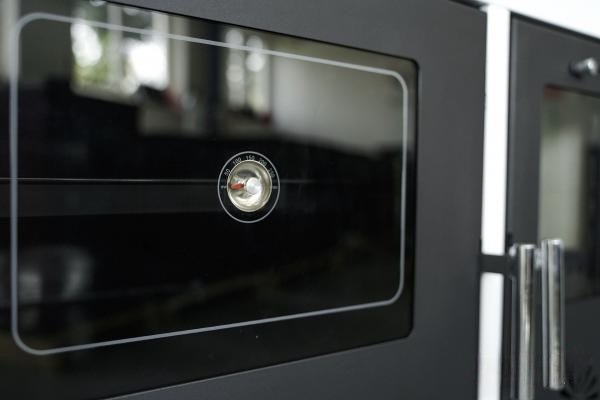 sporák na tuhé palivo Gama smalt 11kw Pravý bílý 3